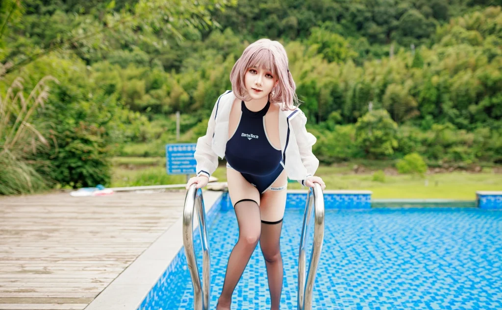 Coser@阿雪雪: 盛夏水泳 (25 photos) - P23
