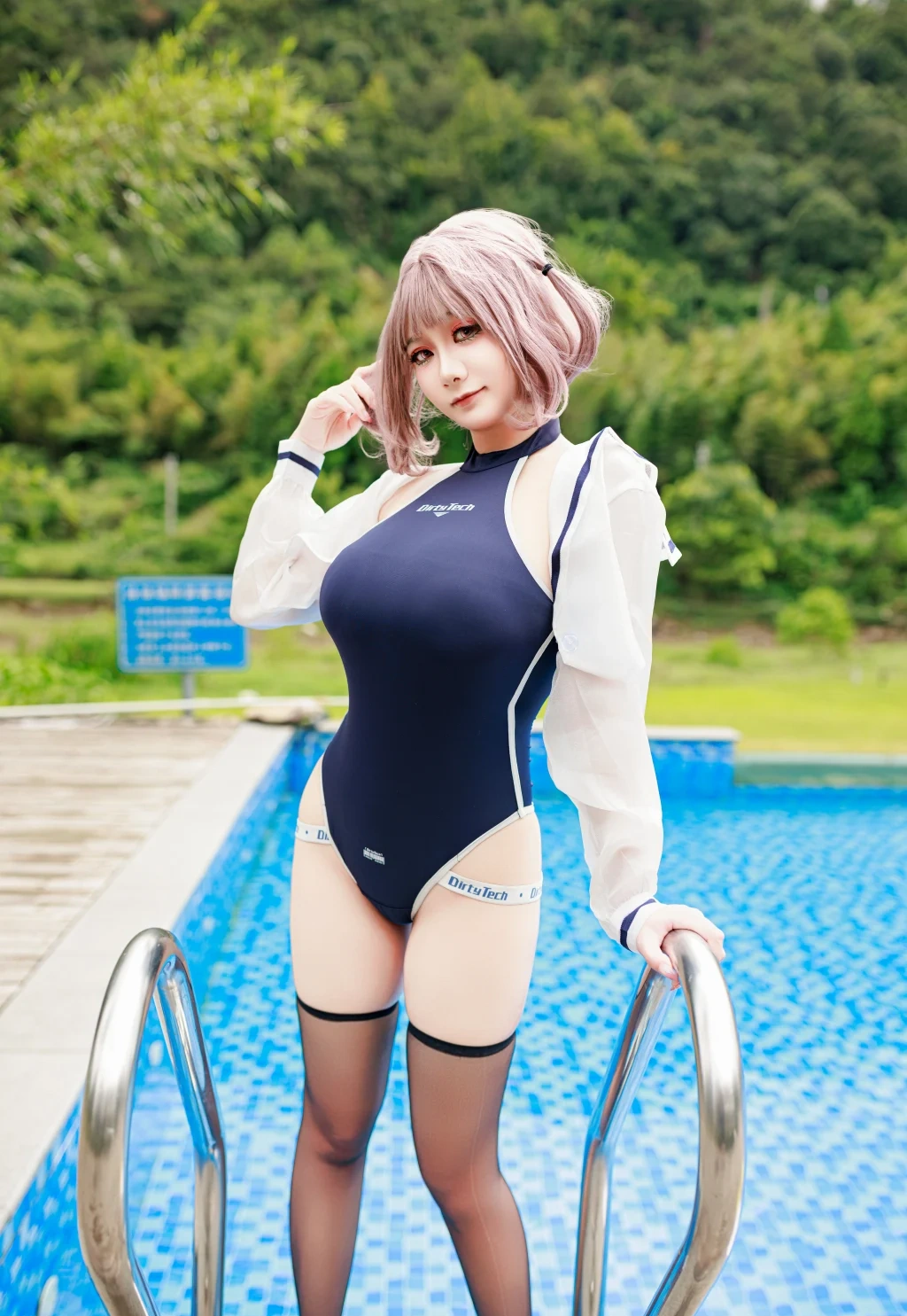 Coser@阿雪雪: 盛夏水泳 (25 photos) - P22