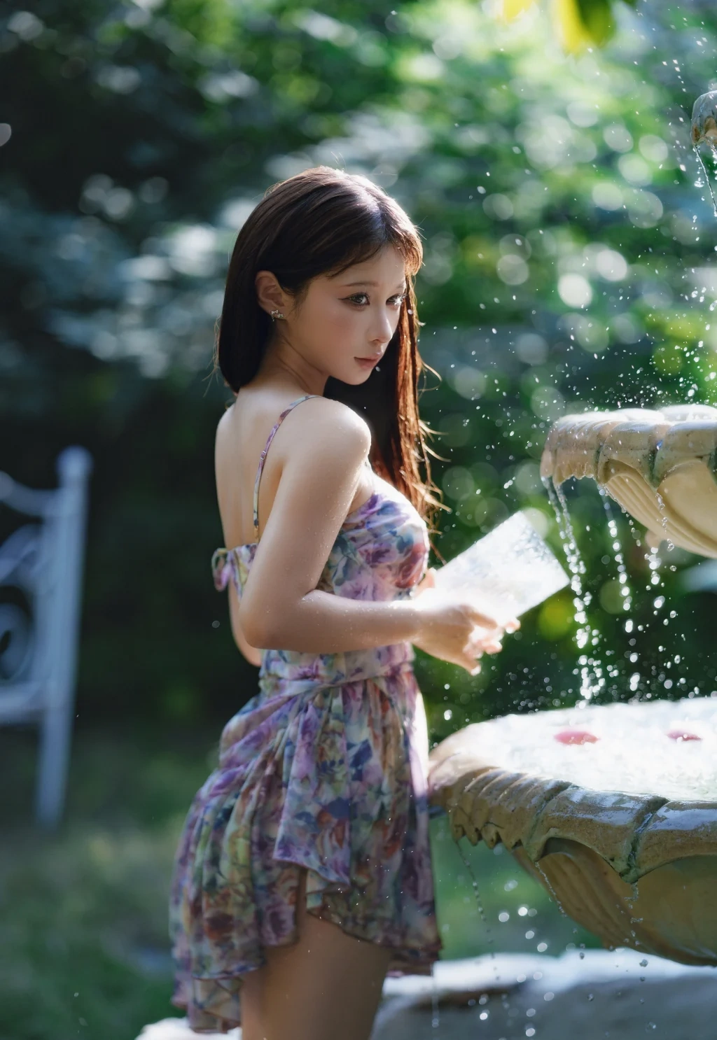 Coser@蠢沫沫: 水池碎花裙 (27 photos) - P13