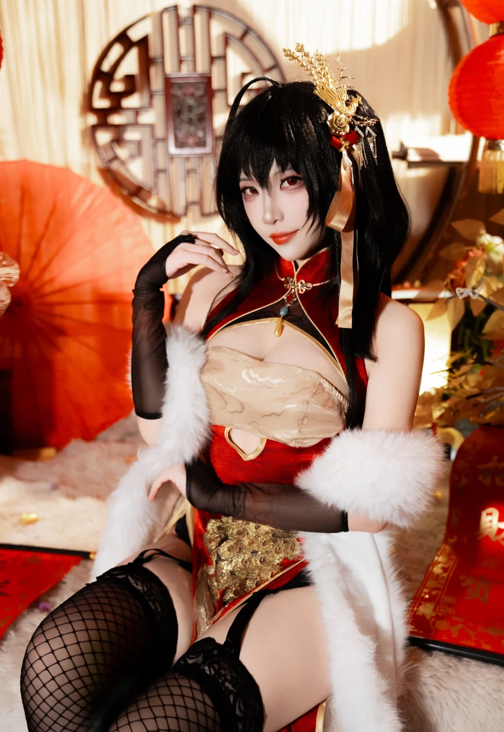 Coser@二佐Nisa: 碧蓝航线-大凤·旗袍 (38 photos) - P6