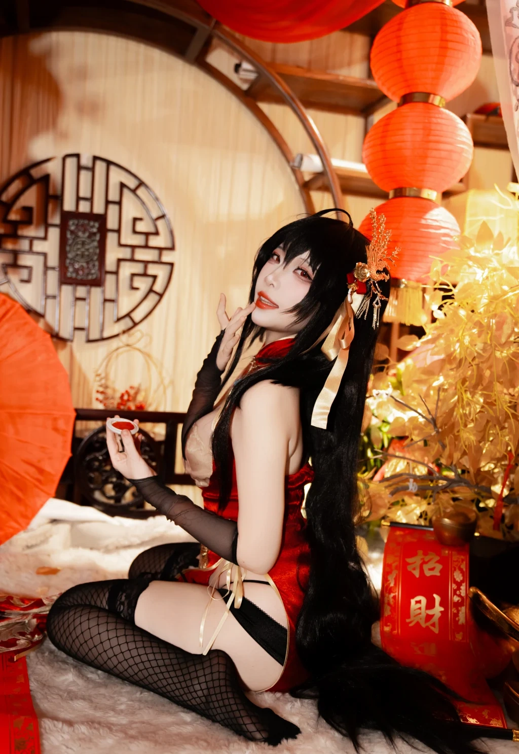 Coser@二佐Nisa: 碧蓝航线-大凤·旗袍 (38 photos) - P2