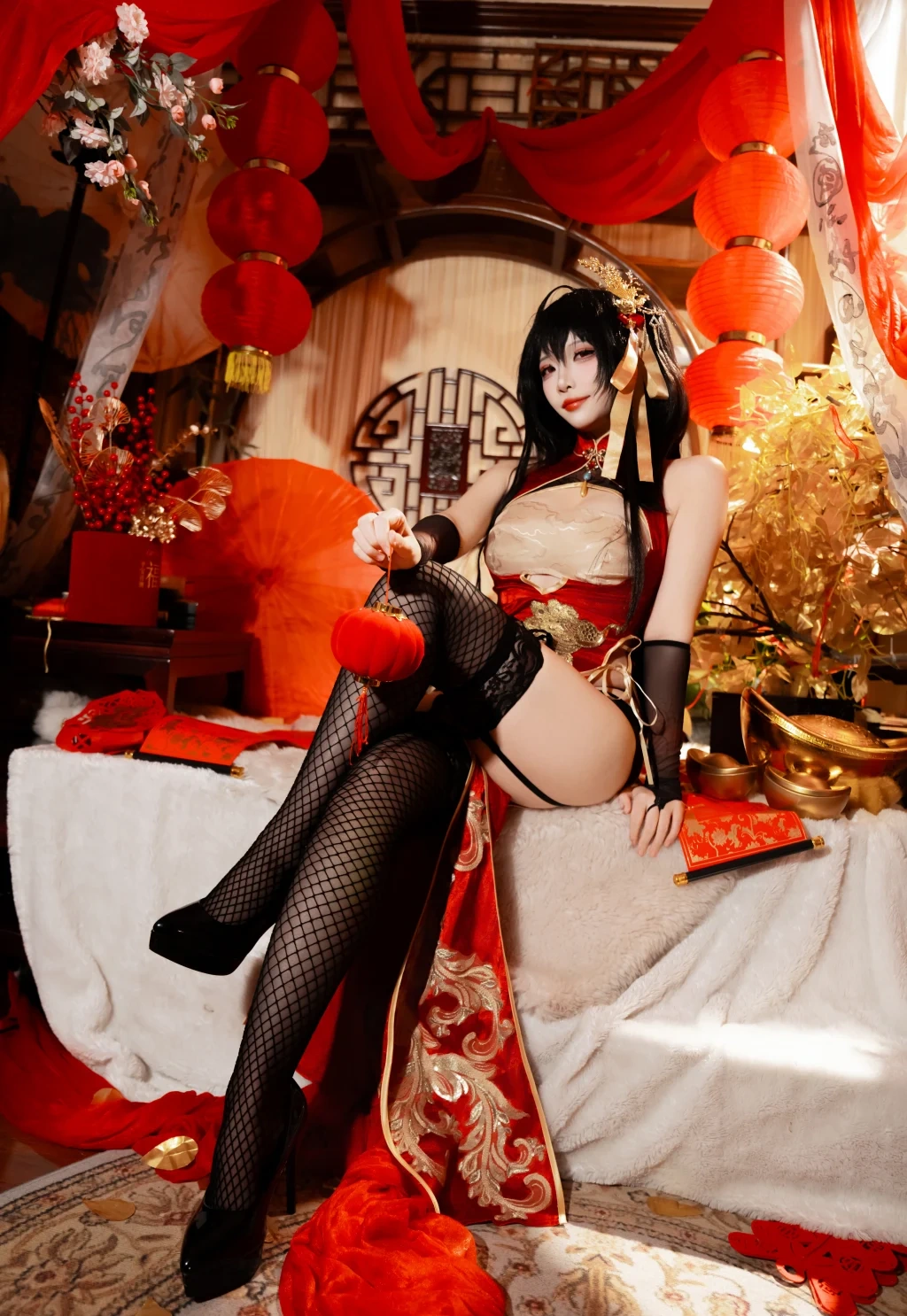Coser@二佐Nisa: 碧蓝航线-大凤·旗袍 (38 photos) - P17