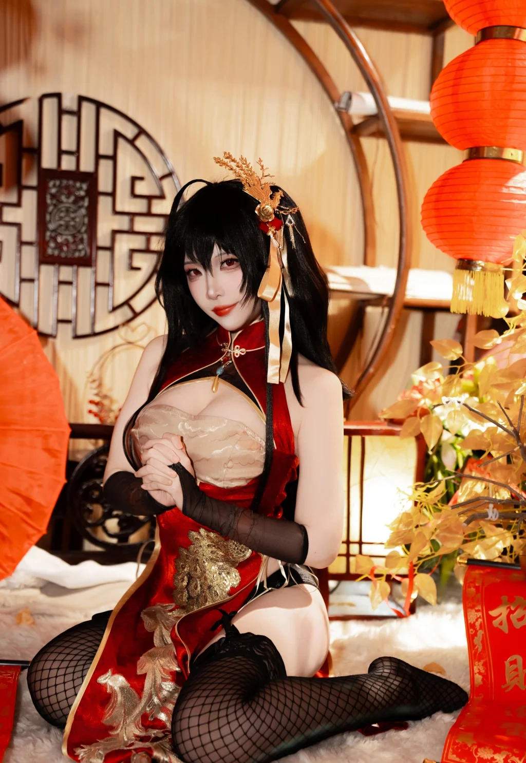 Coser@二佐Nisa: 碧蓝航线-大凤·旗袍 (38 photos) - P22