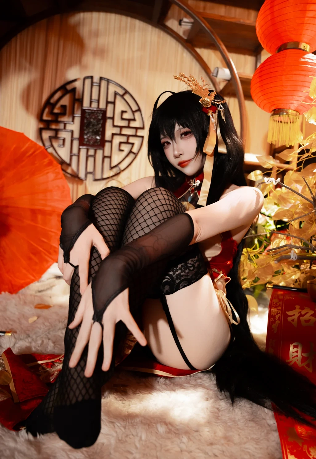 Coser@二佐Nisa: 碧蓝航线-大凤·旗袍 (38 photos) - P5