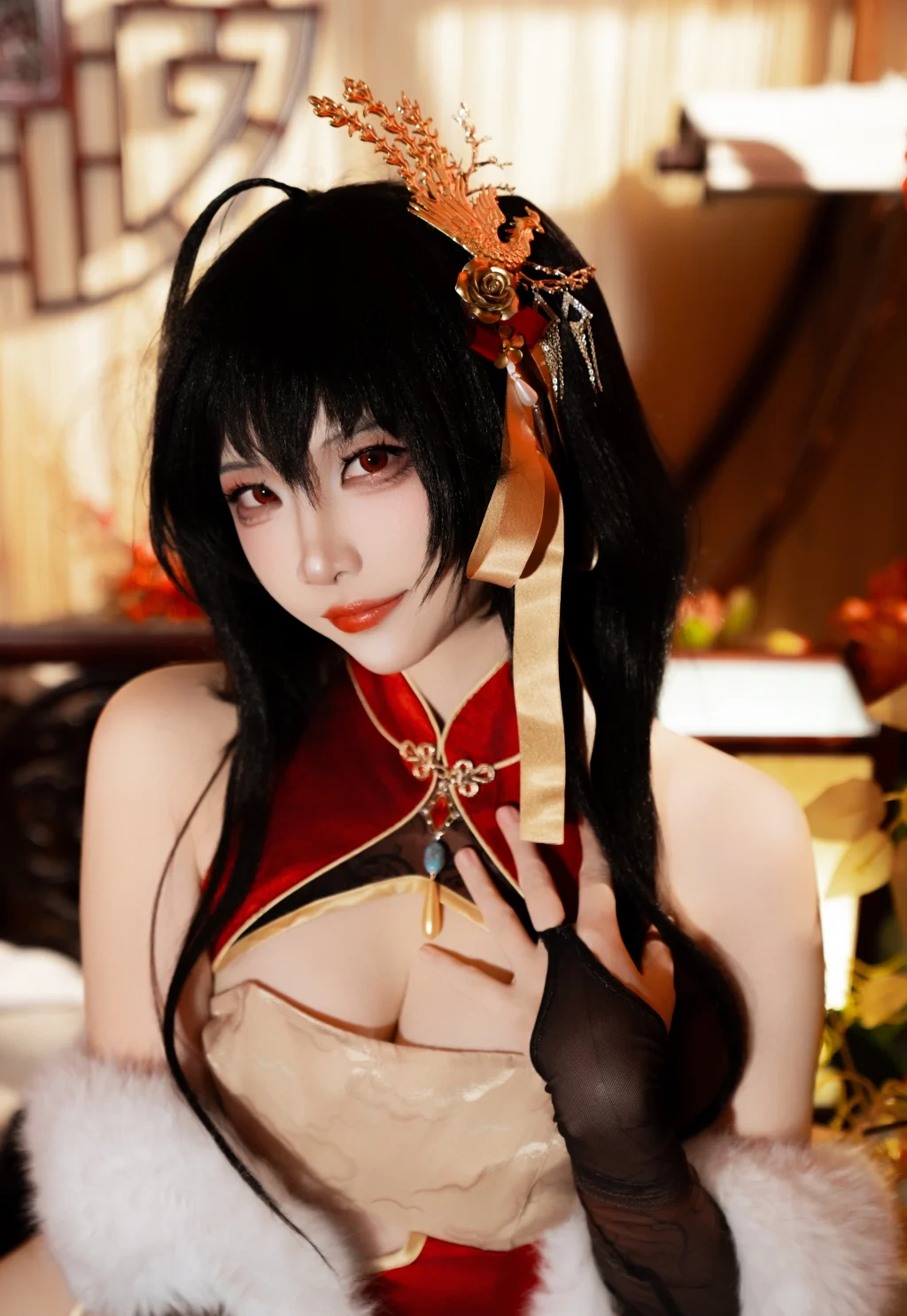 Coser@二佐Nisa: 碧蓝航线-大凤·旗袍 (38 photos) - P13