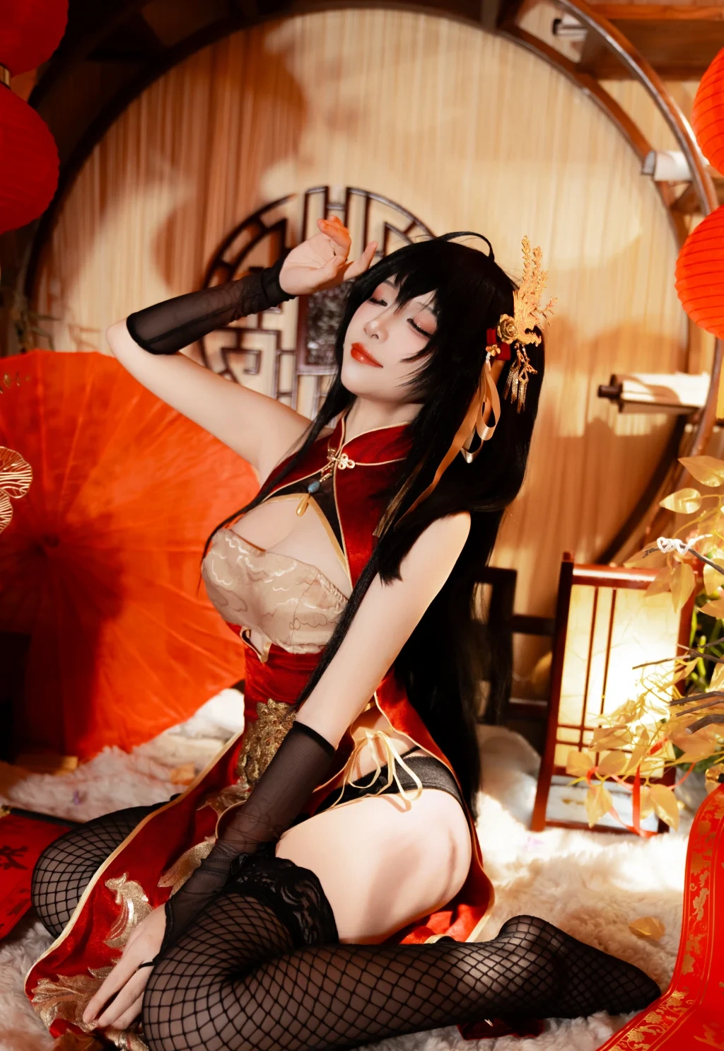 Coser@二佐Nisa: 碧蓝航线-大凤·旗袍 (38 photos) - P20