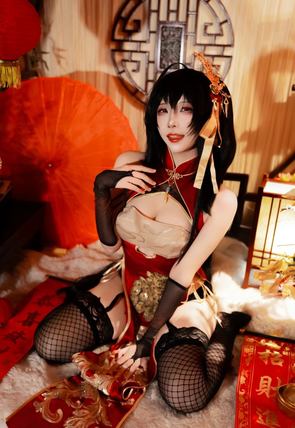 Coser@二佐Nisa: 碧蓝航线-大凤·旗袍 (38 photos) - P18