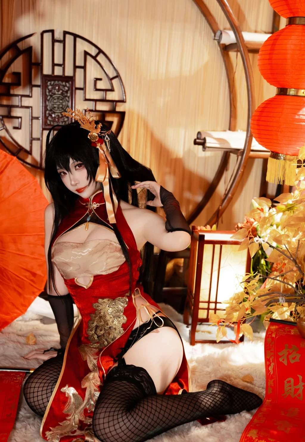 Coser@二佐Nisa: 碧蓝航线-大凤·旗袍 (38 photos) - P23