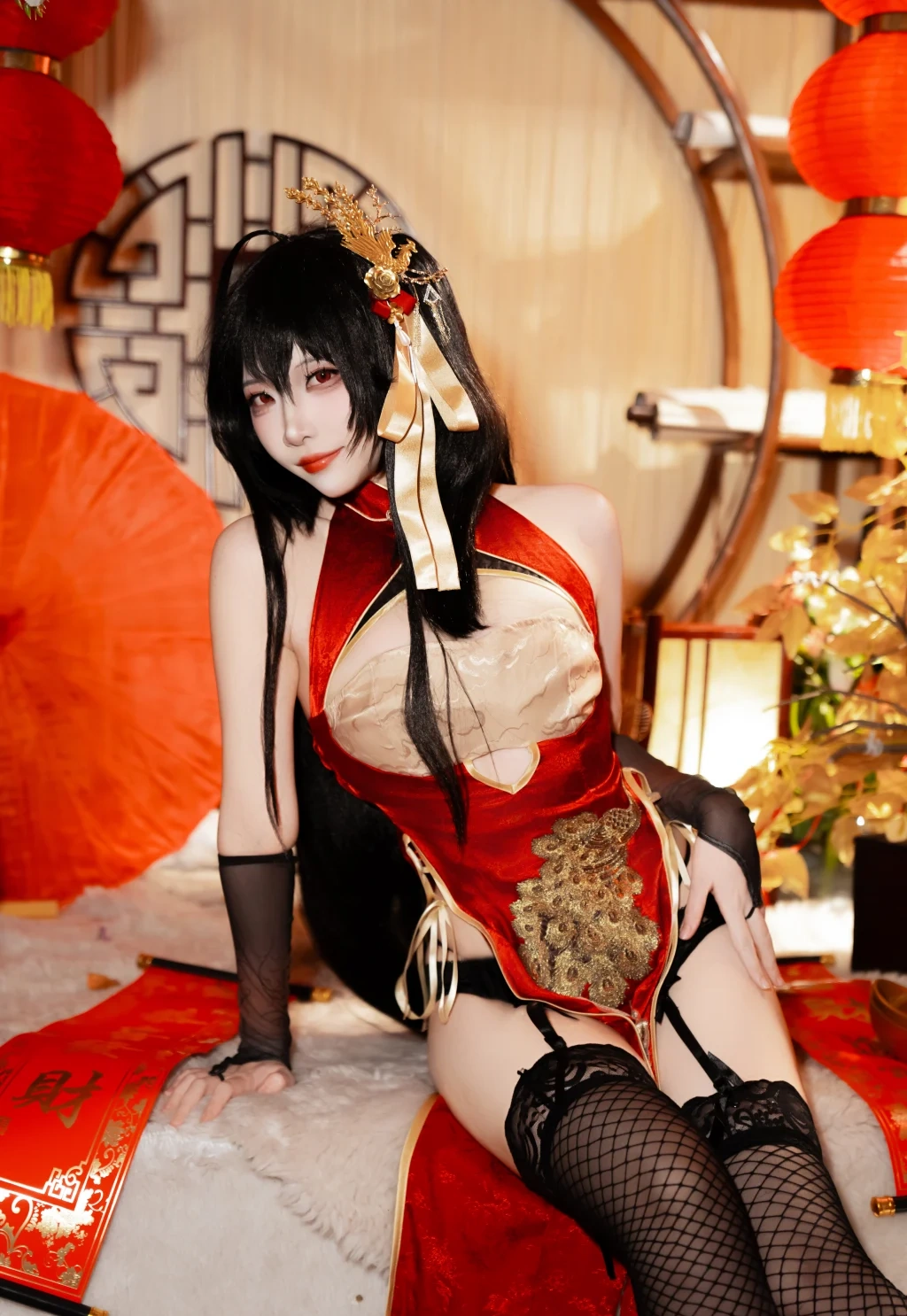 Coser@二佐Nisa: 碧蓝航线-大凤·旗袍 (38 photos) - P14