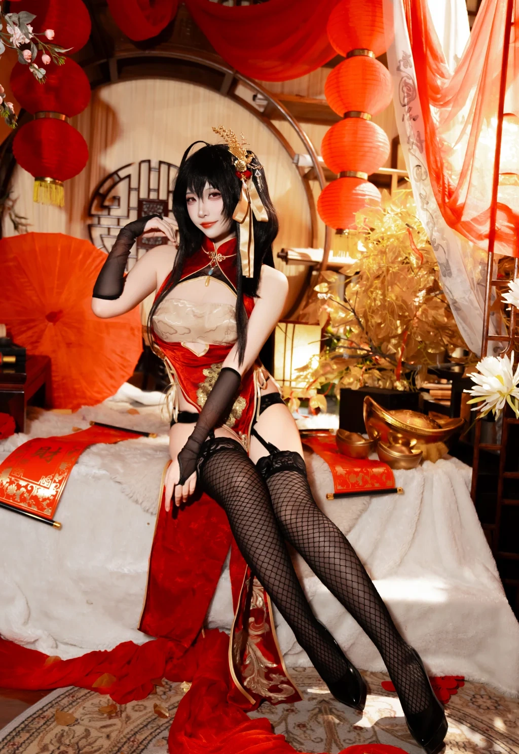 Coser@二佐Nisa: 碧蓝航线-大凤·旗袍 (38 photos) - P7