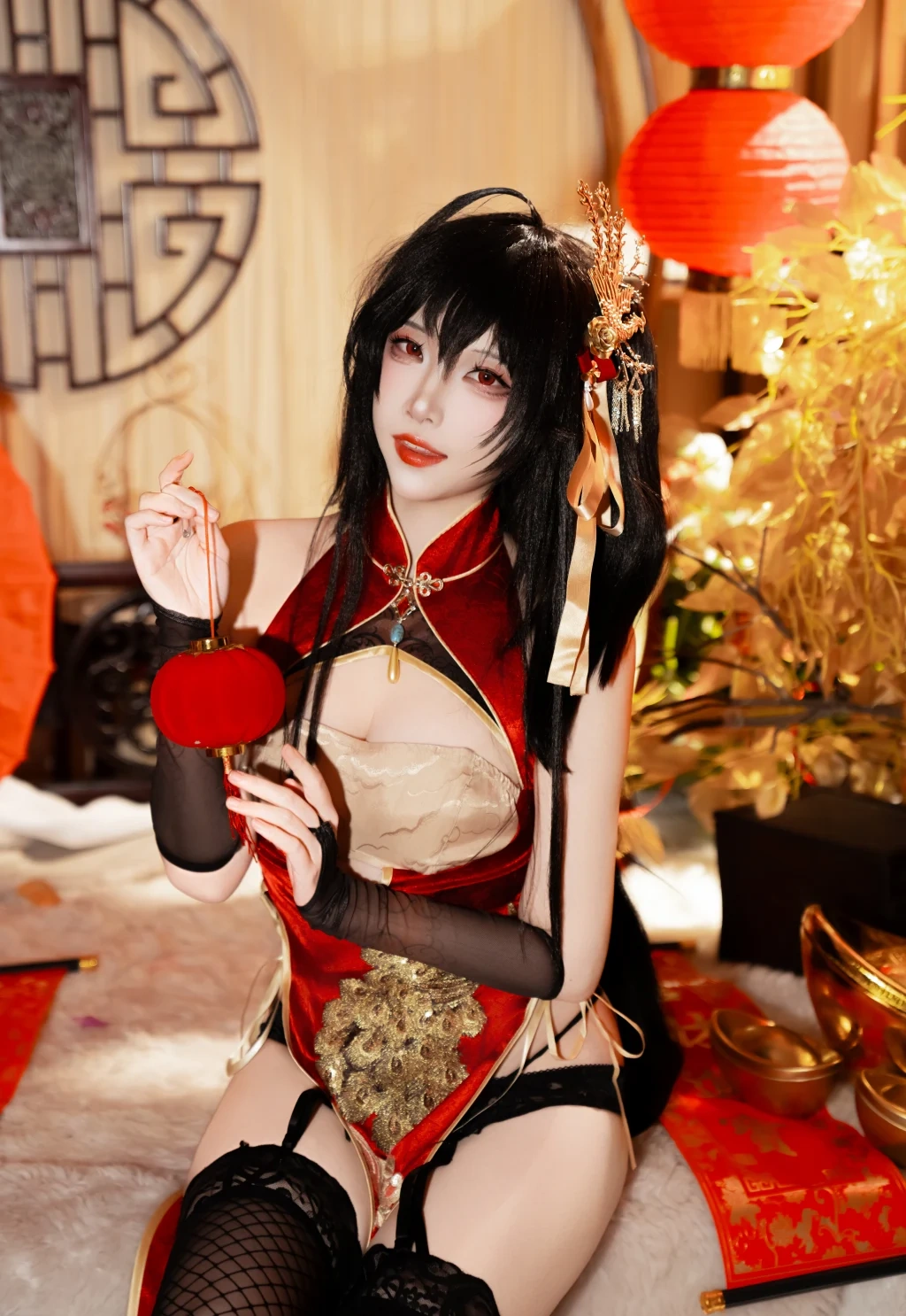 Coser@二佐Nisa: 碧蓝航线-大凤·旗袍 (38 photos) - P15