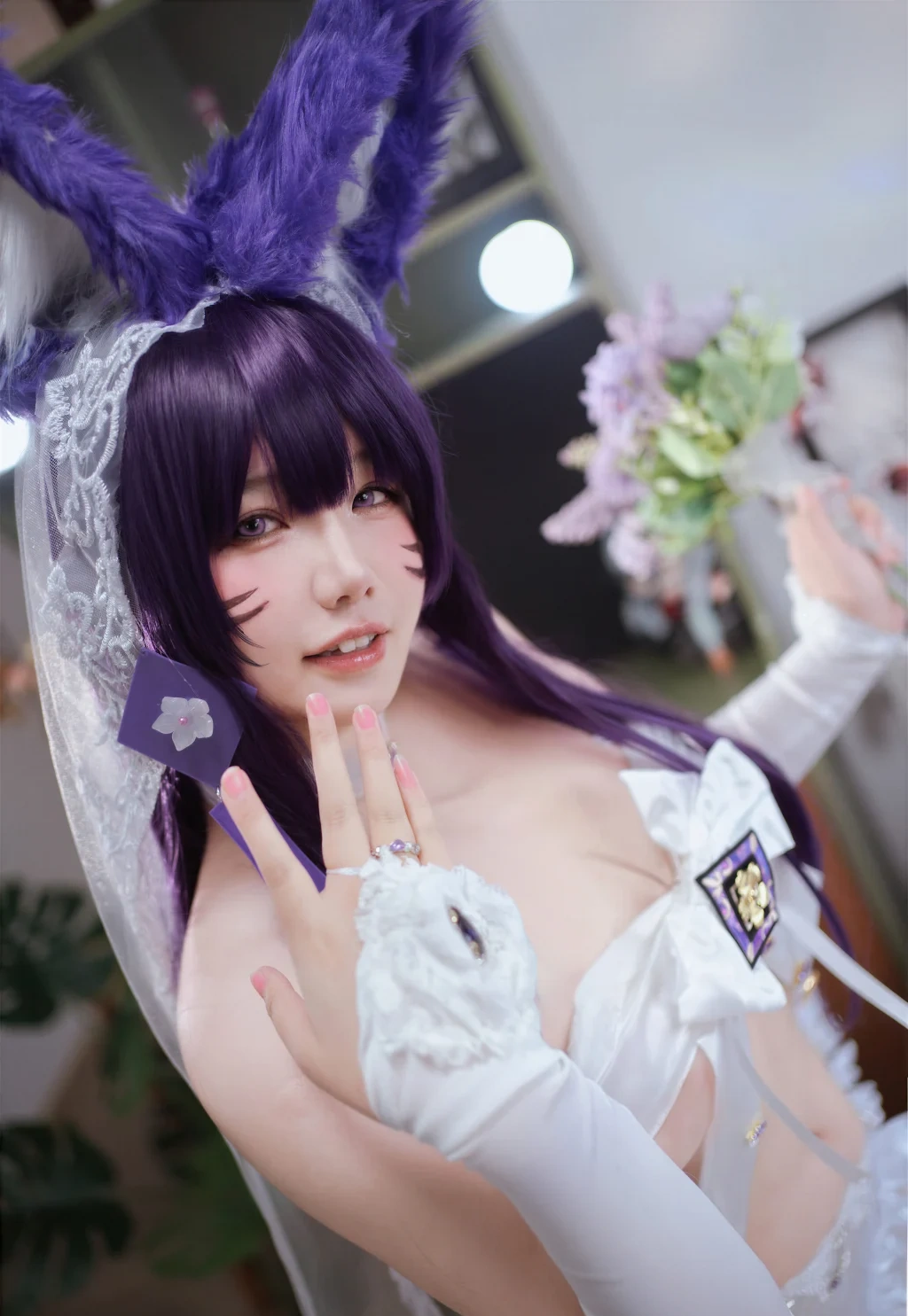 Coser@阿半今天很开心: 碧蓝航线 武藏誓约花嫁 婚纱 (75 photos) - P11