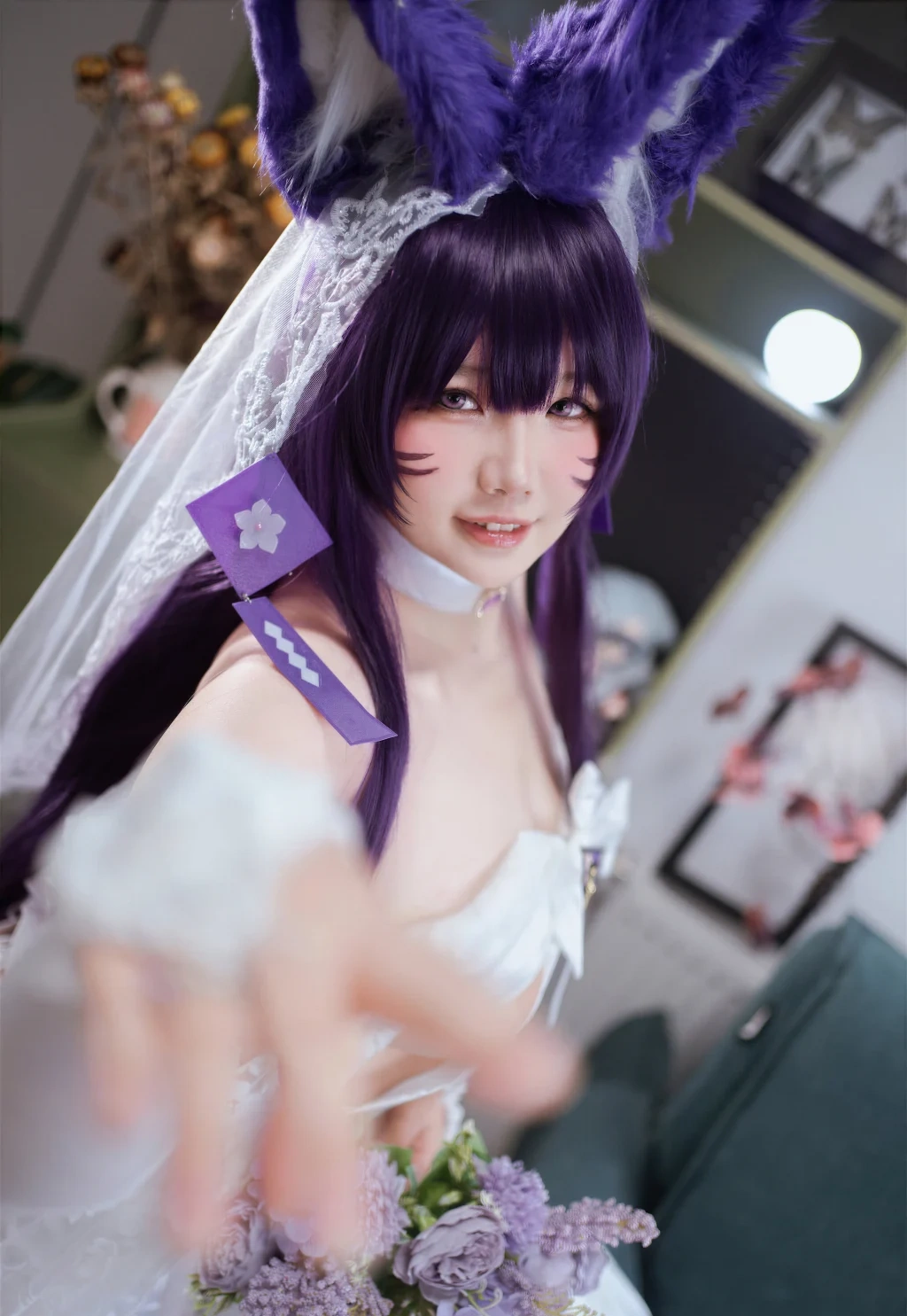 Coser@阿半今天很开心: 碧蓝航线 武藏誓约花嫁 婚纱 (75 photos) - P4