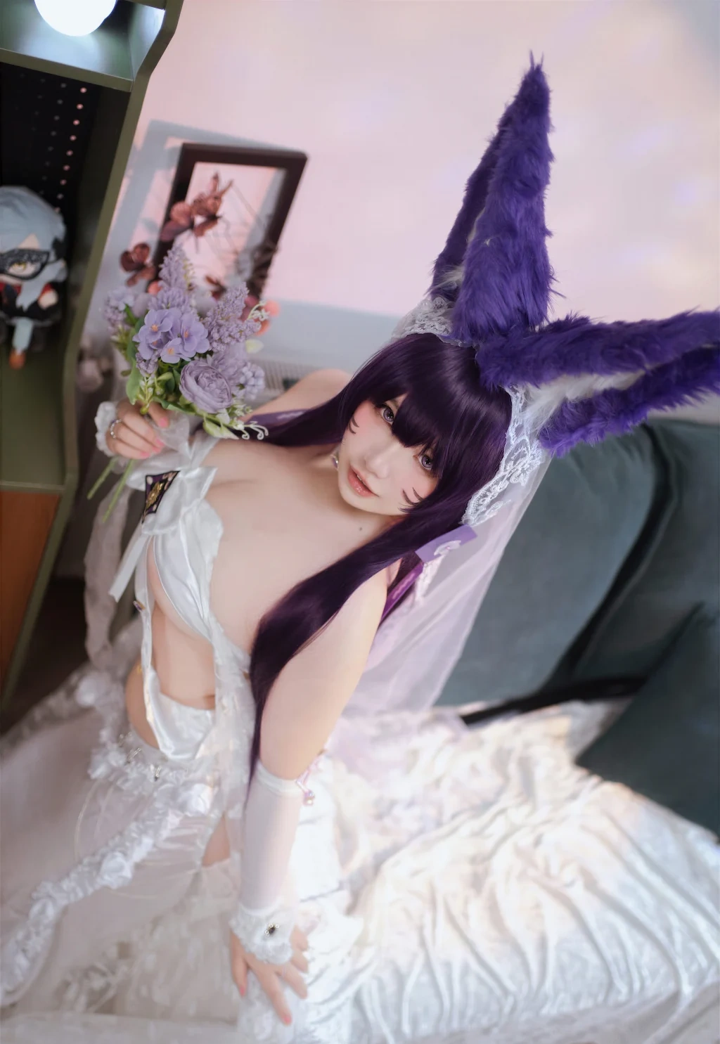 Coser@阿半今天很开心: 碧蓝航线 武藏誓约花嫁 婚纱 (75 photos) - P3