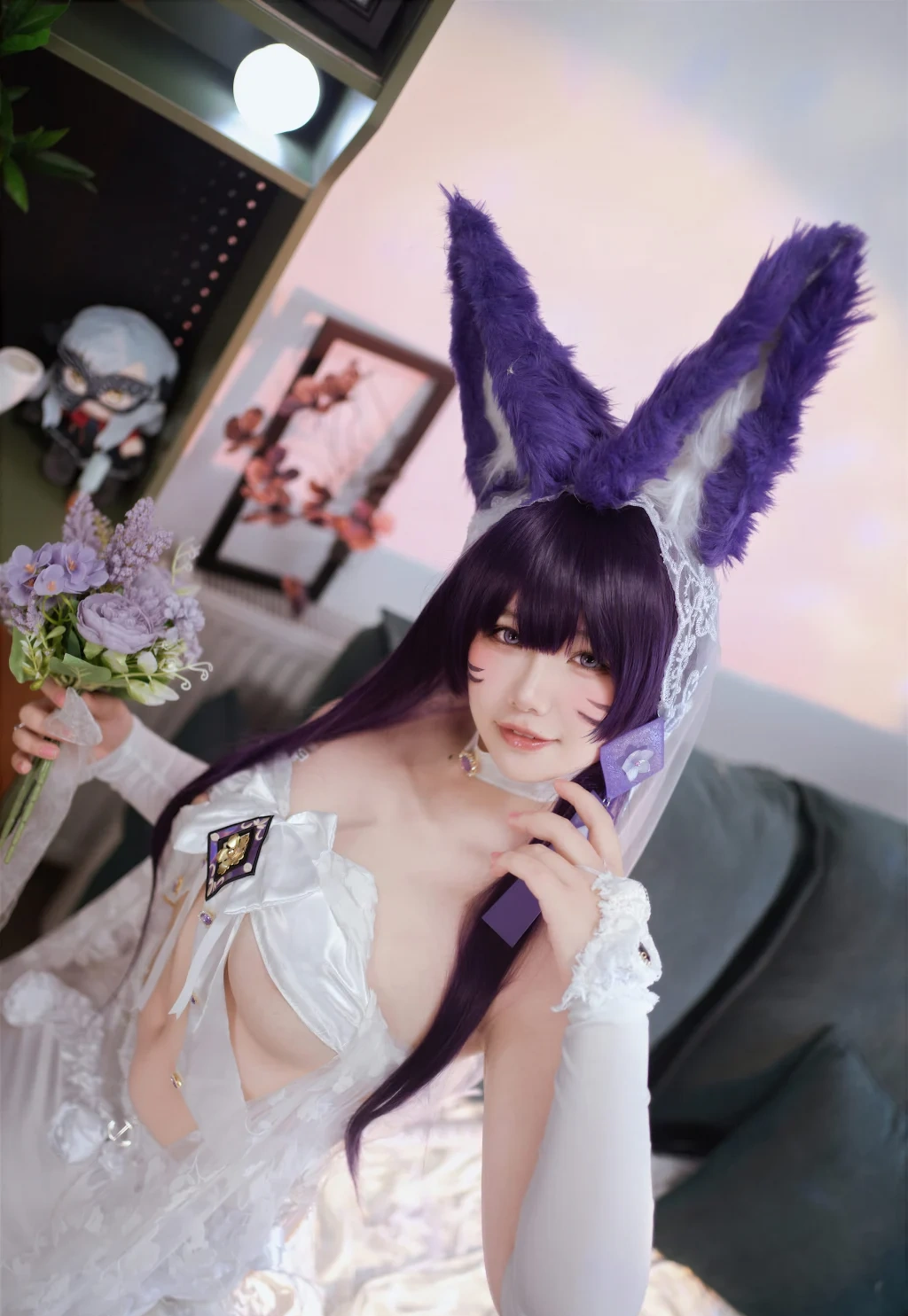Coser@阿半今天很开心: 碧蓝航线 武藏誓约花嫁 婚纱 (75 photos) - P7