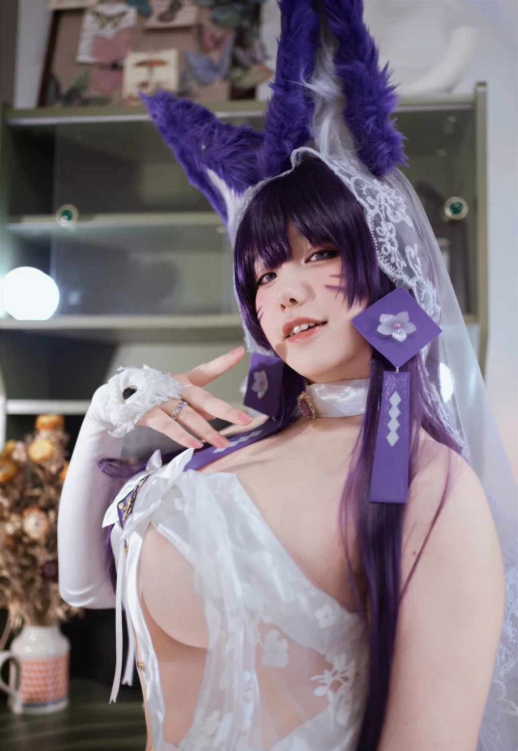 Coser@阿半今天很开心: 碧蓝航线 武藏誓约花嫁 婚纱 (75 photos) - P25