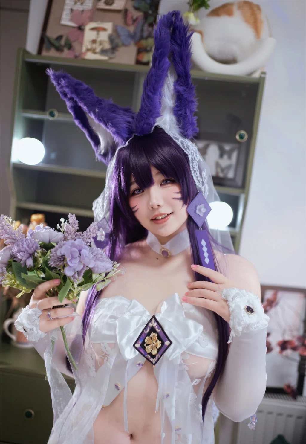 Coser@阿半今天很开心: 碧蓝航线 武藏誓约花嫁 婚纱 (75 photos) - P26