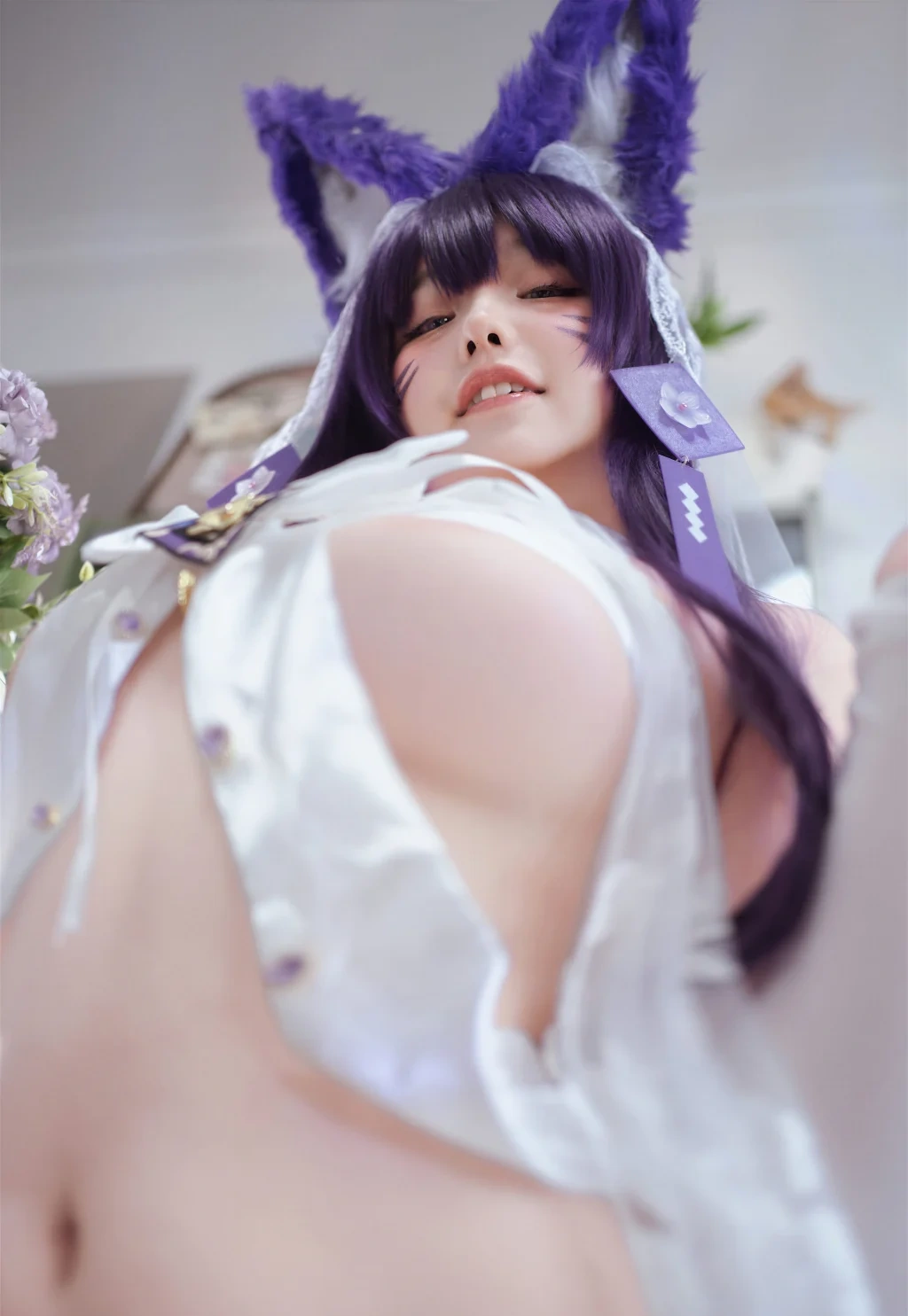 Coser@阿半今天很开心: 碧蓝航线 武藏誓约花嫁 婚纱 (75 photos) - P29