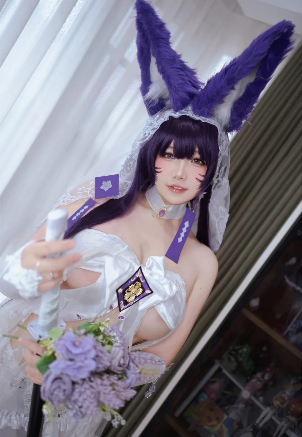 Coser@阿半今天很开心: 碧蓝航线 武藏誓约花嫁 婚纱 (75 photos) - P8