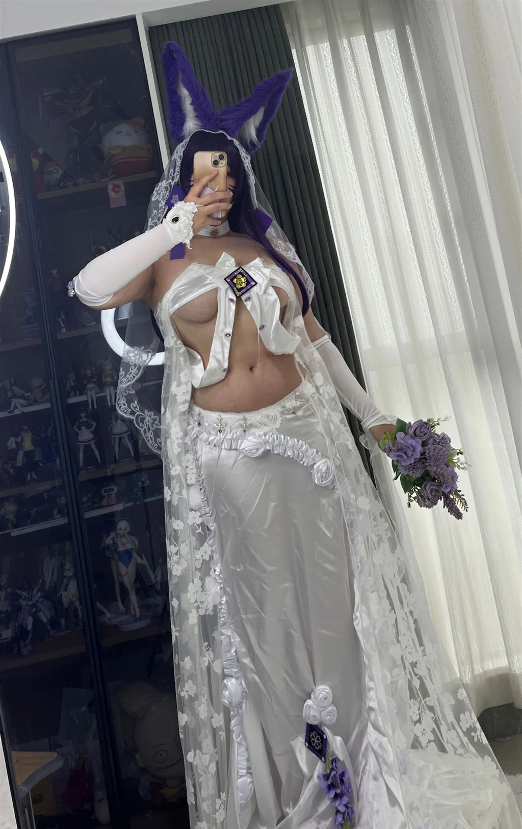 Coser@阿半今天很开心: 碧蓝航线 武藏誓约花嫁 婚纱 (75 photos) - P17