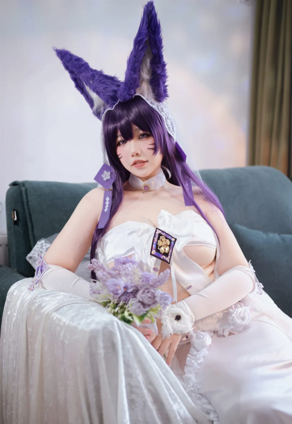 Coser@阿半今天很开心: 碧蓝航线 武藏誓约花嫁 婚纱 (75 photos) - P16