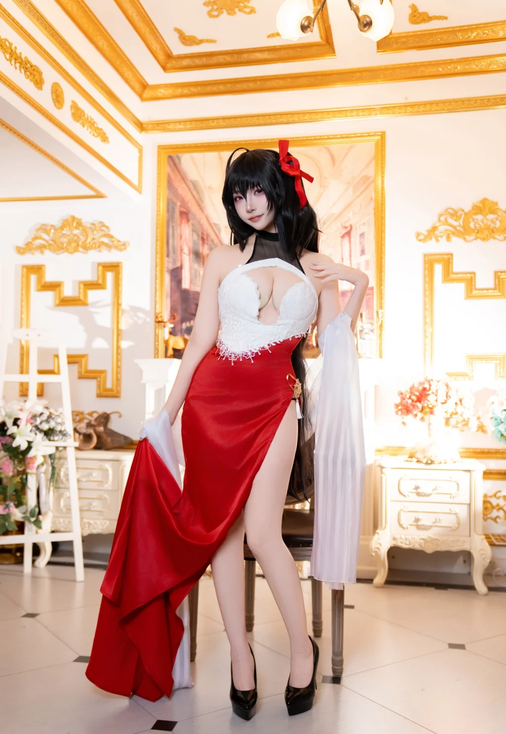 Coser@二佐Nisa: 碧蓝航线-大凤·誓约礼服 (37 photos) - P1