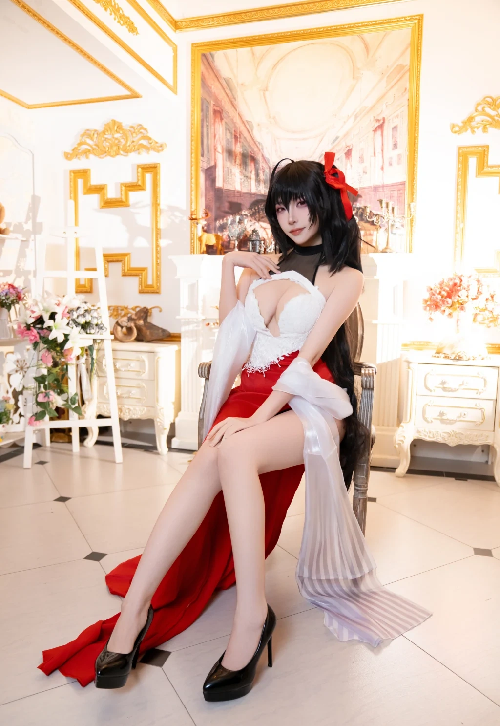 Coser@二佐Nisa: 碧蓝航线-大凤·誓约礼服 (37 photos) - P2