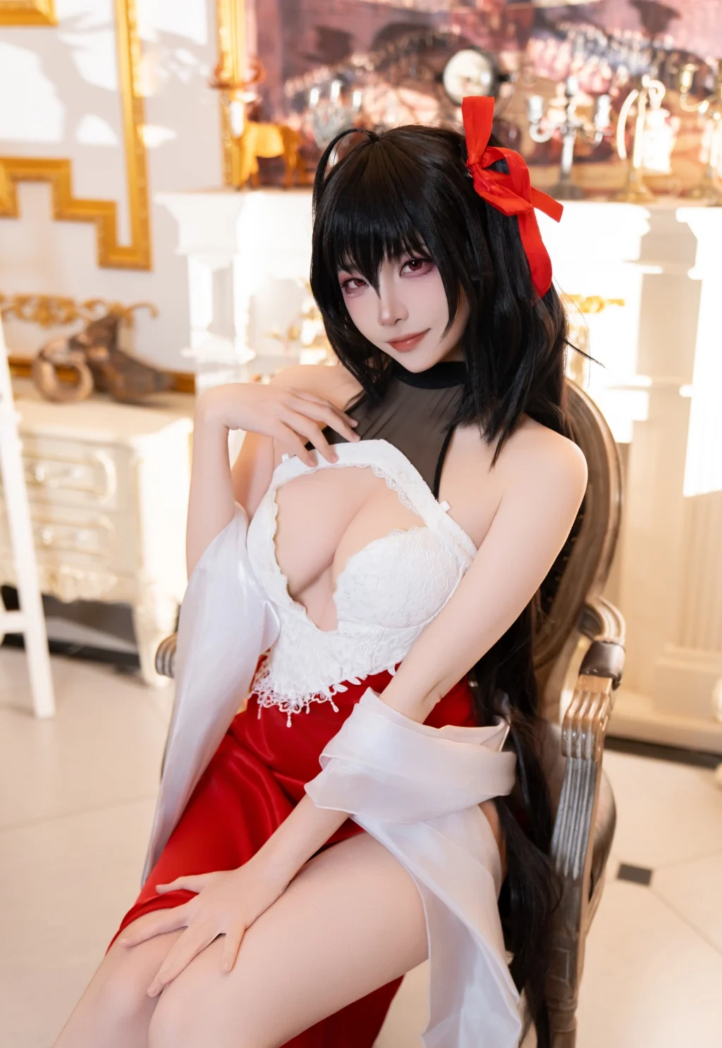 Coser@二佐Nisa: 碧蓝航线-大凤·誓约礼服 (37 photos) - P6