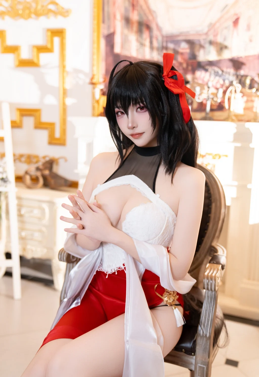 Coser@二佐Nisa: 碧蓝航线-大凤·誓约礼服 (37 photos) - P24