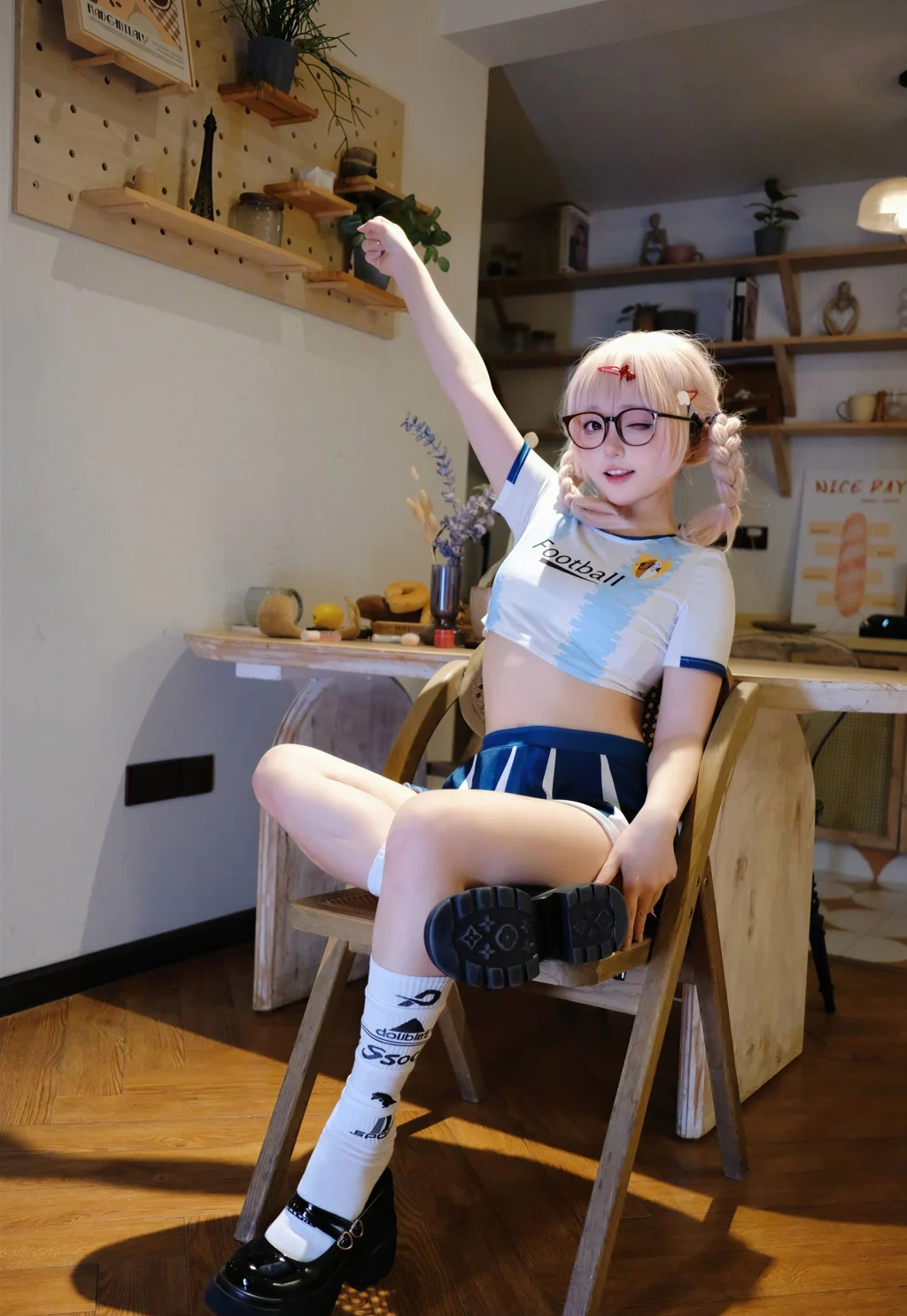 Coser@神沢永莉: 一起为你加油世界杯 (126 photos) - P28