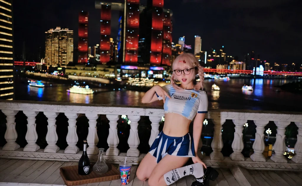 Coser@神沢永莉: 一起为你加油世界杯 (126 photos) - P34