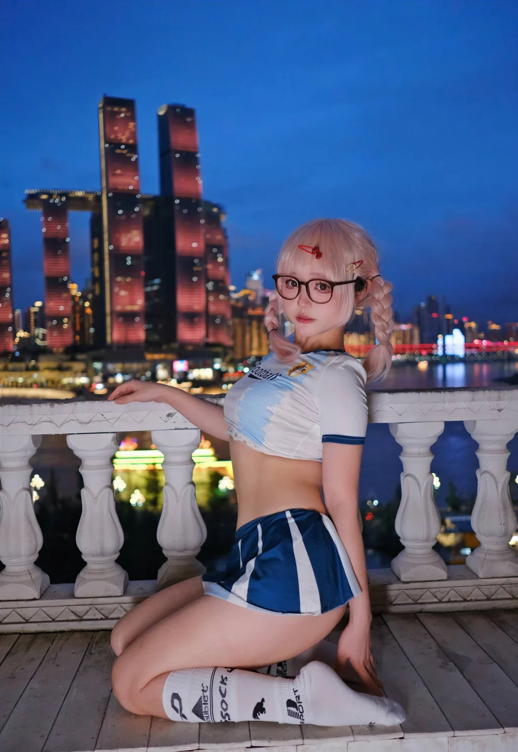 Coser@神沢永莉: 一起为你加油世界杯 (126 photos) - P8