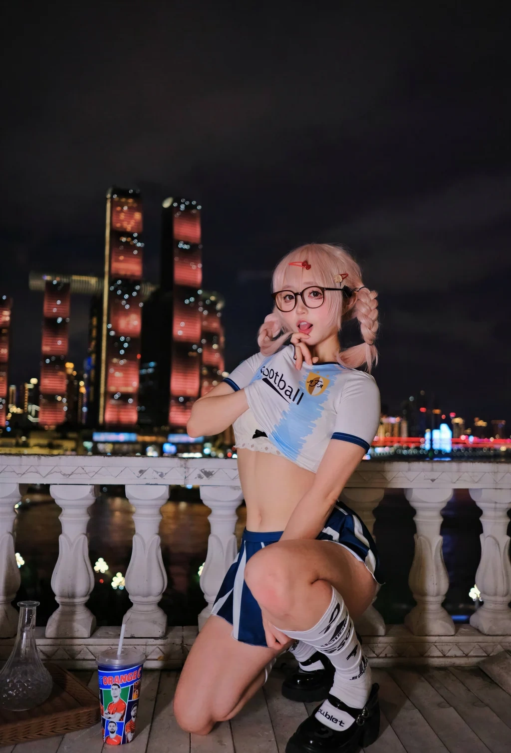 Coser@神沢永莉: 一起为你加油世界杯 (126 photos) - P4