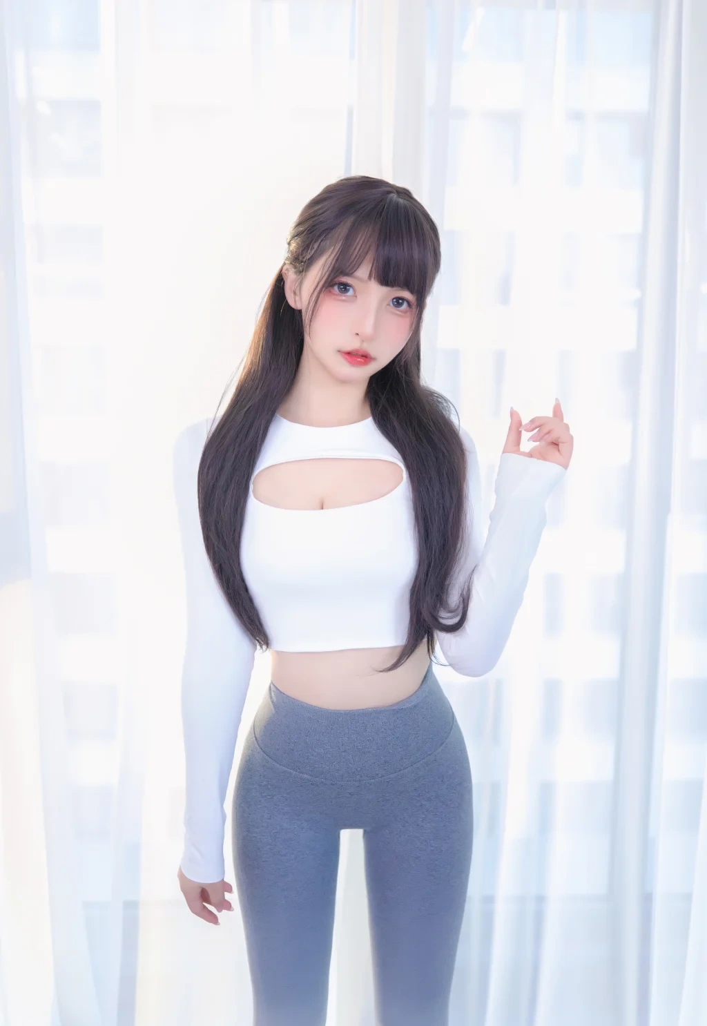 Coser@神楽坂真冬: 瑜伽少女 (75 photos) - P12