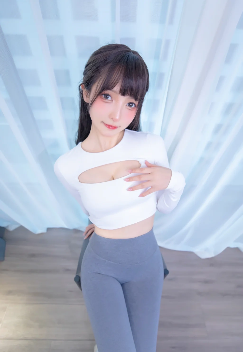 Coser@神楽坂真冬: 瑜伽少女 (75 photos) - P9
