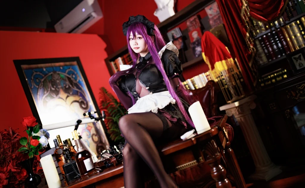 Coser@阿雪雪: 师匠女仆 (42 photos)