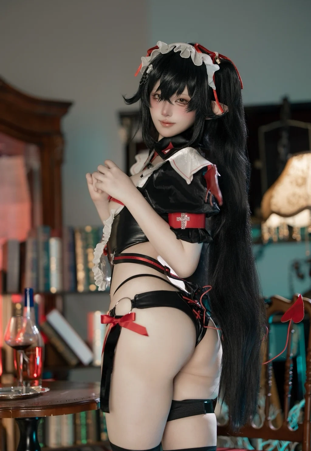 Coser@屿鱼: 扎娜 恶魔女仆同人 (61 photos) - P5