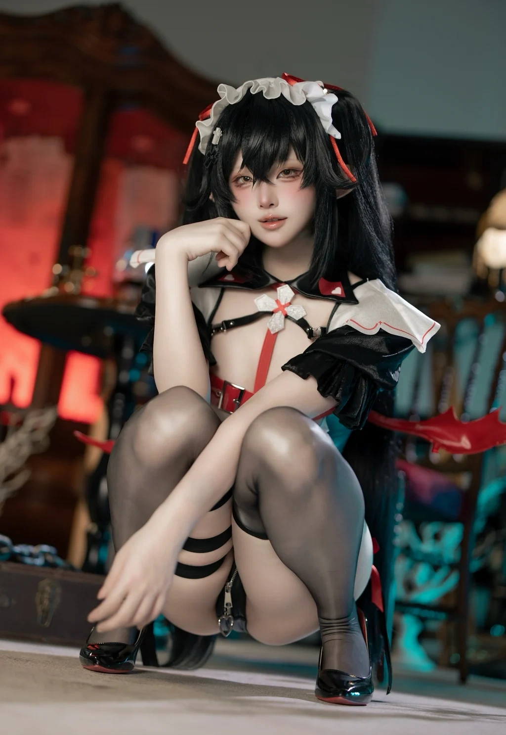 Coser@屿鱼: 扎娜 恶魔女仆同人 (61 photos) - P14