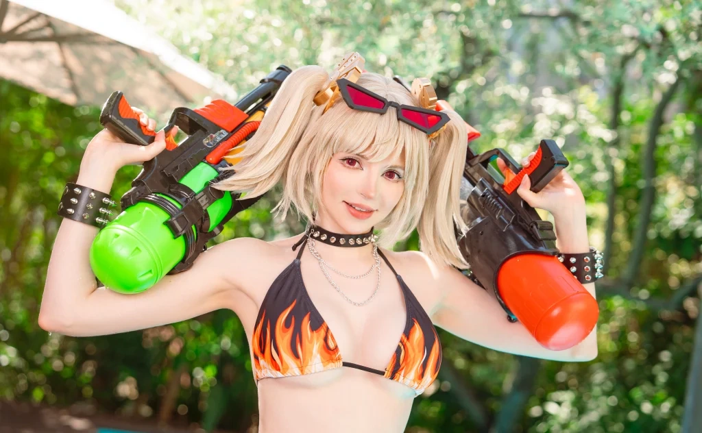 Coser@Peach milky: Burnice bikini (30 photos) - P22