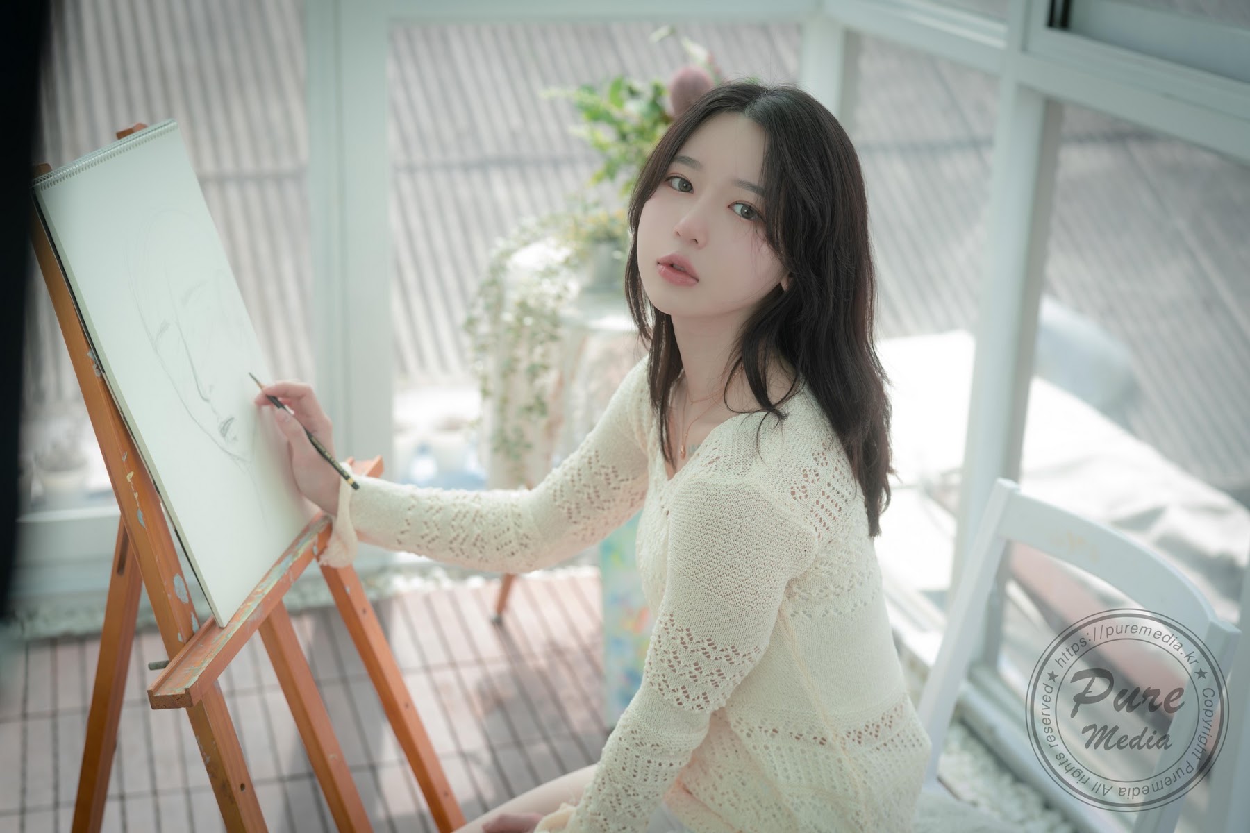 Pure Media Vol.321 Yeha (예하) The Nude Model - P8