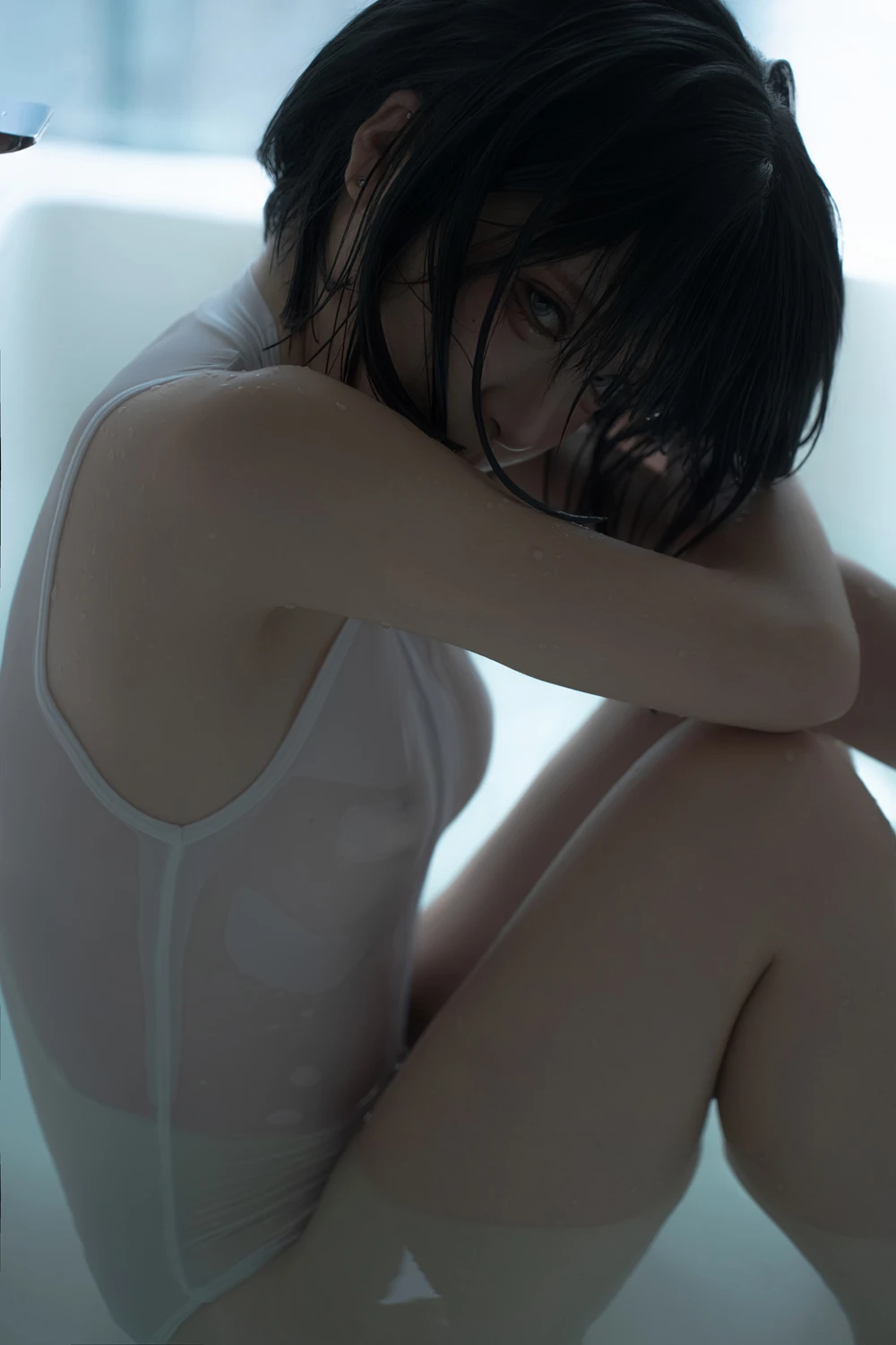 Cosplay 纸悦Etsu_ko – 透明竞泳 - P14