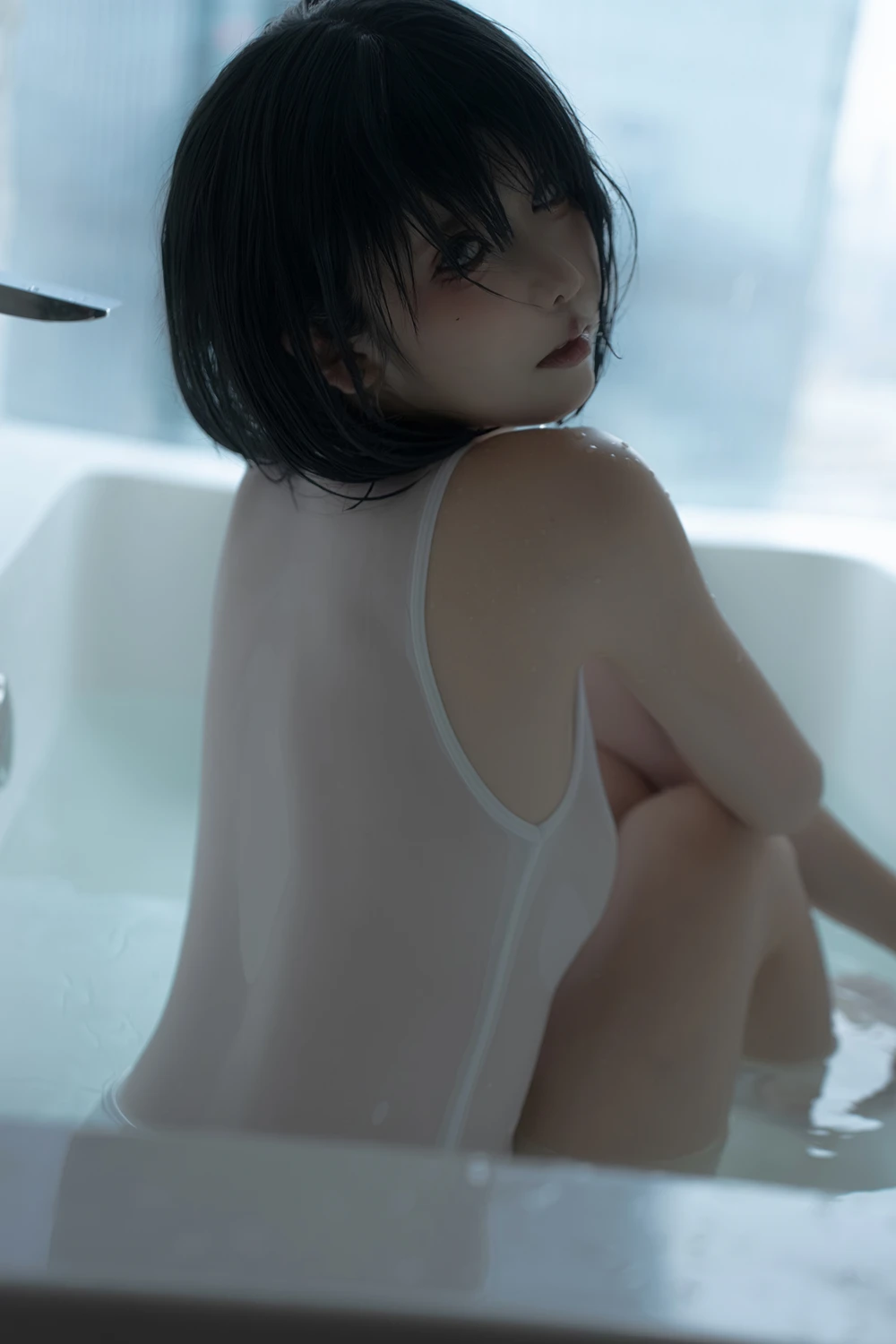 Cosplay 纸悦Etsu_ko – 透明竞泳 - P15
