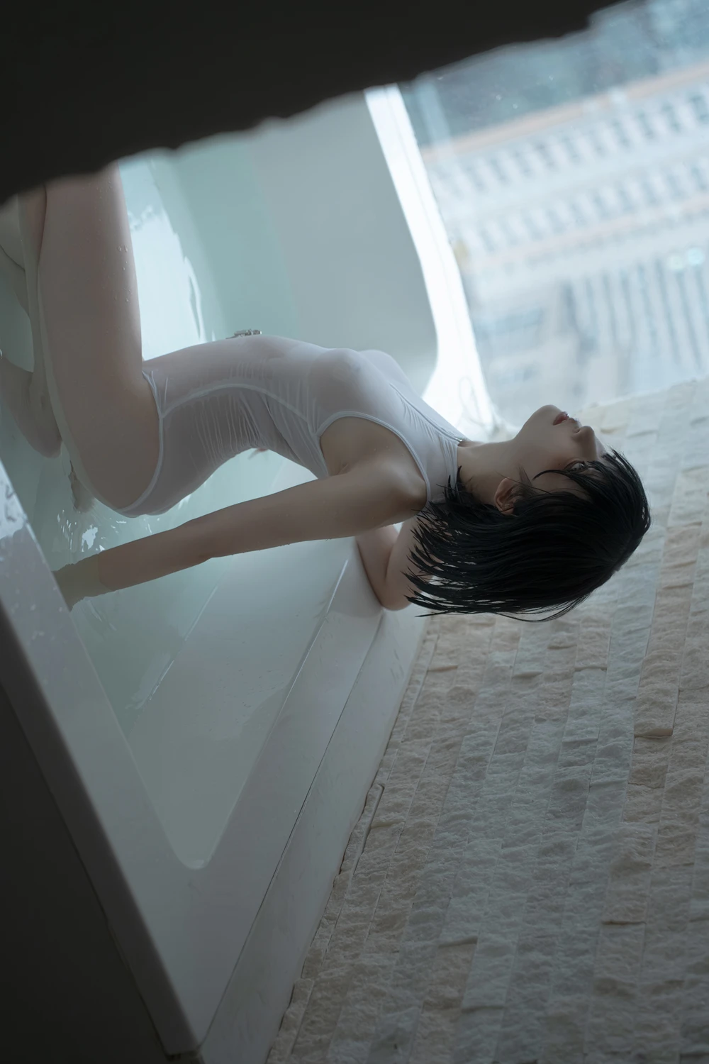 Cosplay 纸悦Etsu_ko – 透明竞泳 - P18
