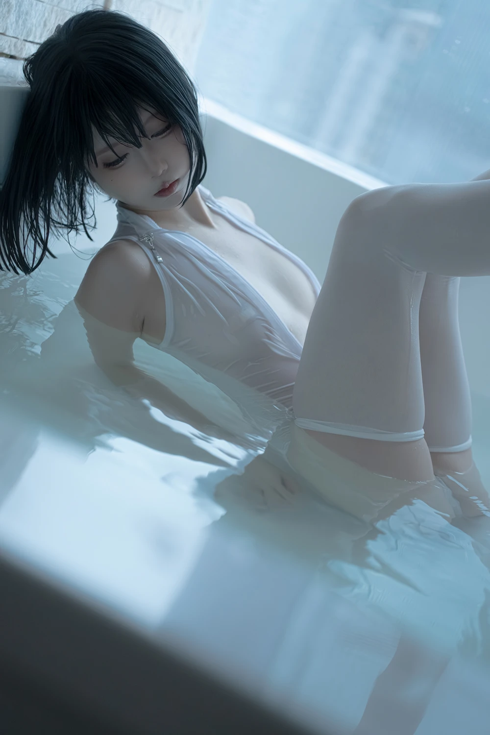 Cosplay 纸悦Etsu_ko – 透明竞泳 - P35