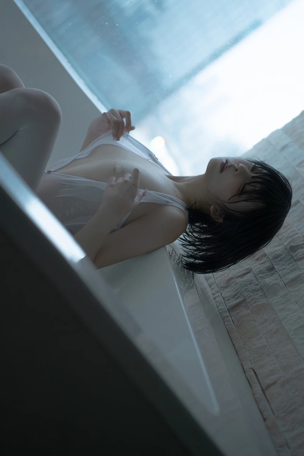 Cosplay 纸悦Etsu_ko – 透明竞泳 - P46