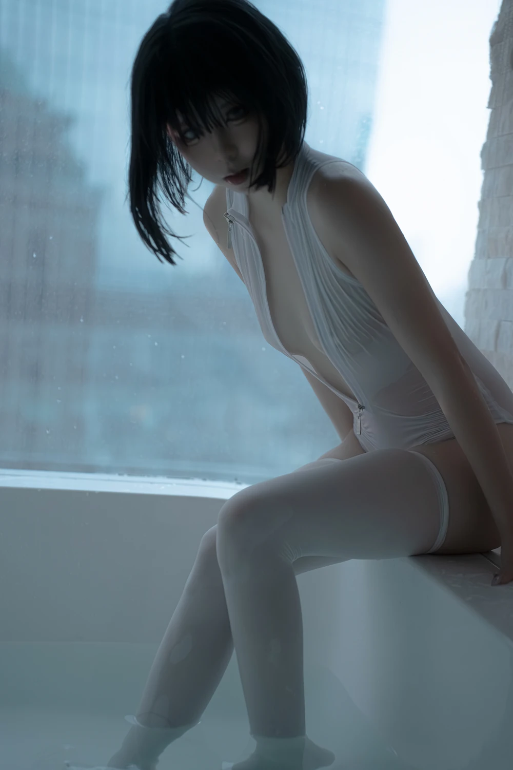Cosplay 纸悦Etsu_ko – 透明竞泳 - P50