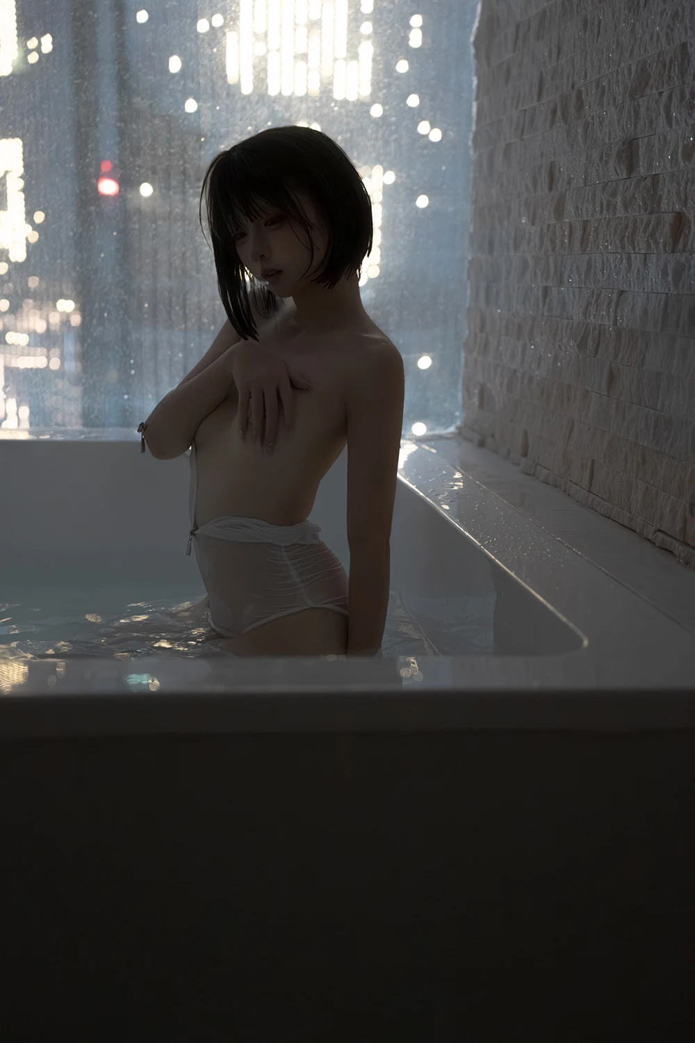 Cosplay 纸悦Etsu_ko – 透明竞泳 - P56