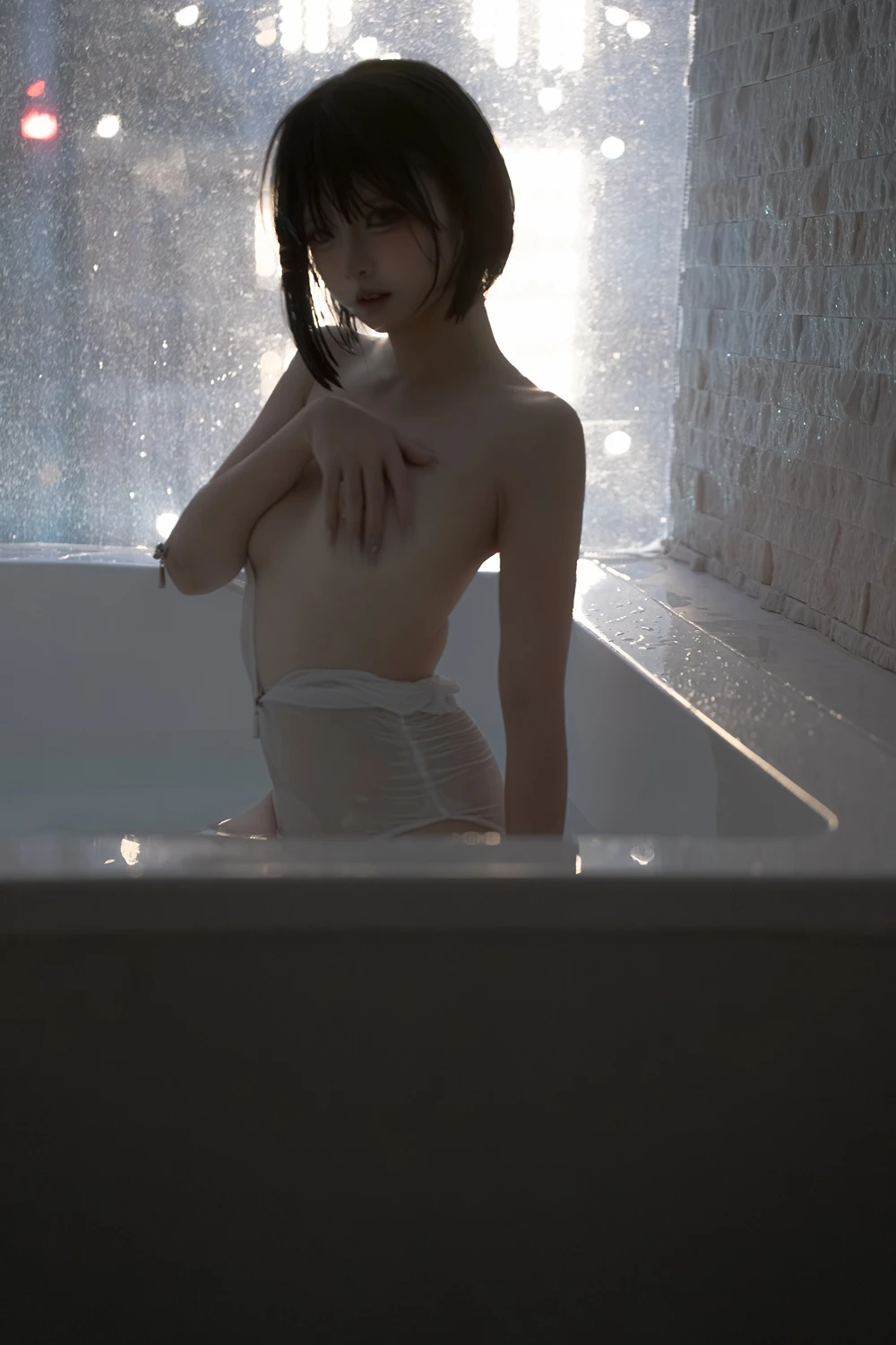 Cosplay 纸悦Etsu_ko – 透明竞泳 - P57