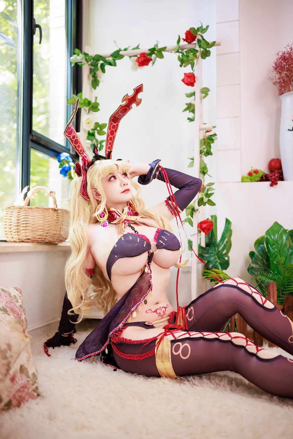 Cosplay 阿雪雪 – FGO 枪凛兔女郎 - P10
