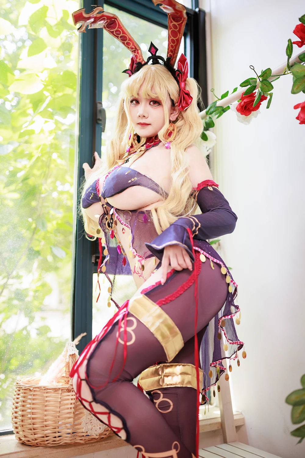 Cosplay 阿雪雪 – FGO 枪凛兔女郎 - P14